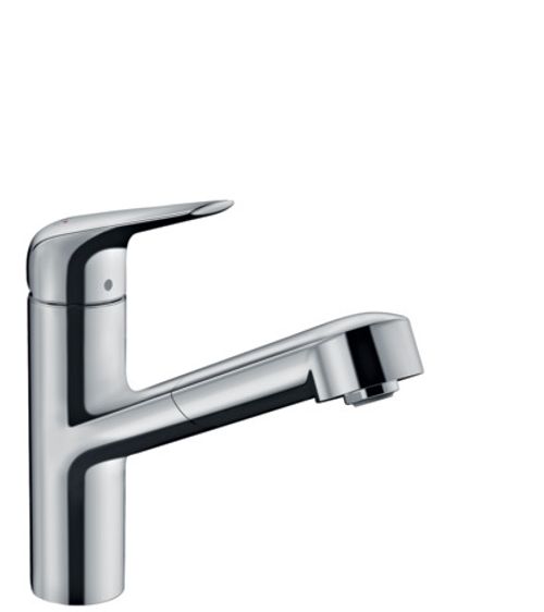 Hansgrohe-HG-Spueltischmischer-150-Focus-M42-Ausziehauslauf-1jet-chrom-71814000 gallery number 1